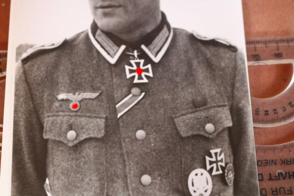 Portrait mir unbekannter Ritterkreuzträger - neuzeitlicher Abzug